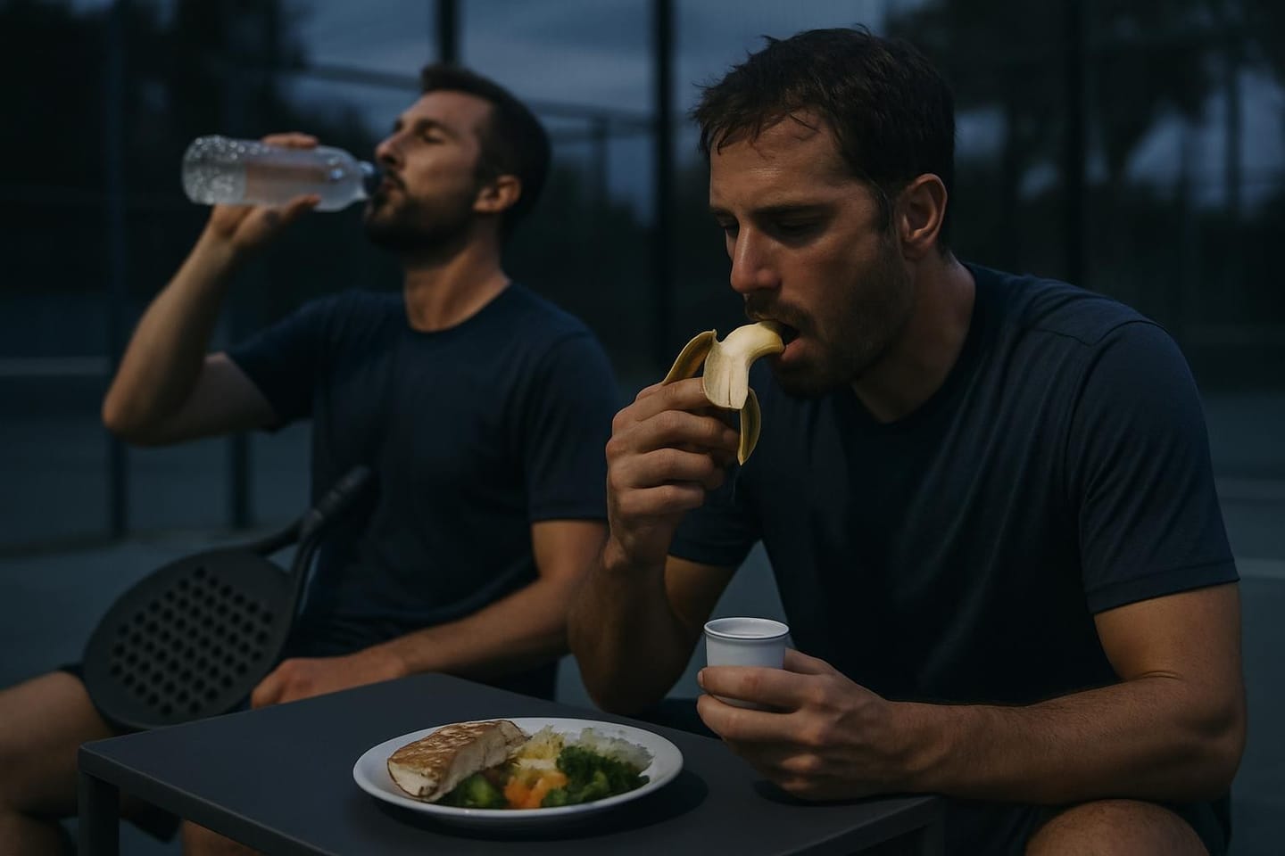 Qué comer antes y después de jugar al pádel