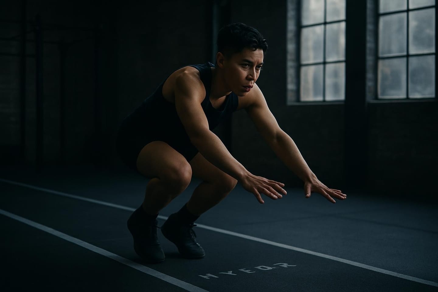 Burpee broad jumps en HYROX: técnica, ritmo y eficiencia