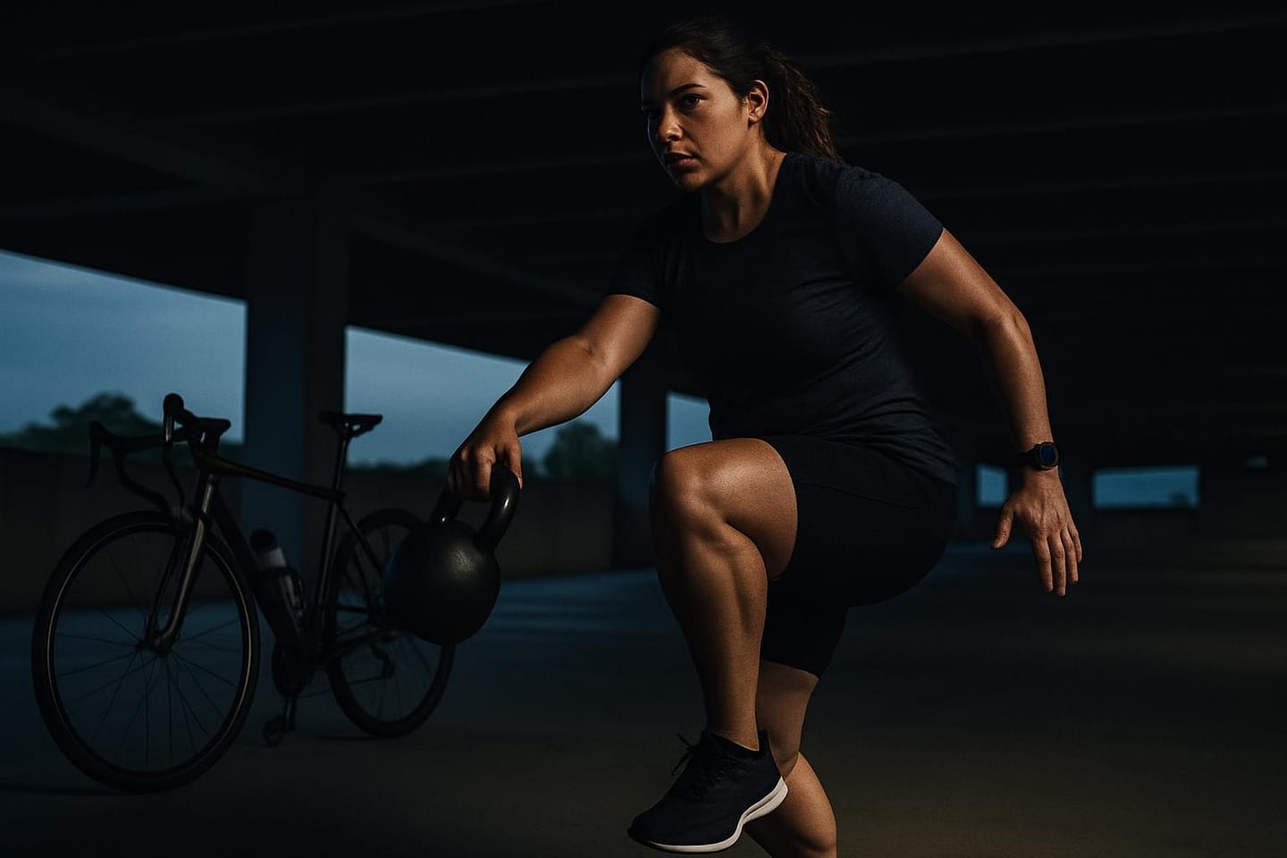 Cómo combinar ciclismo, carrera, HIIT y fuerza