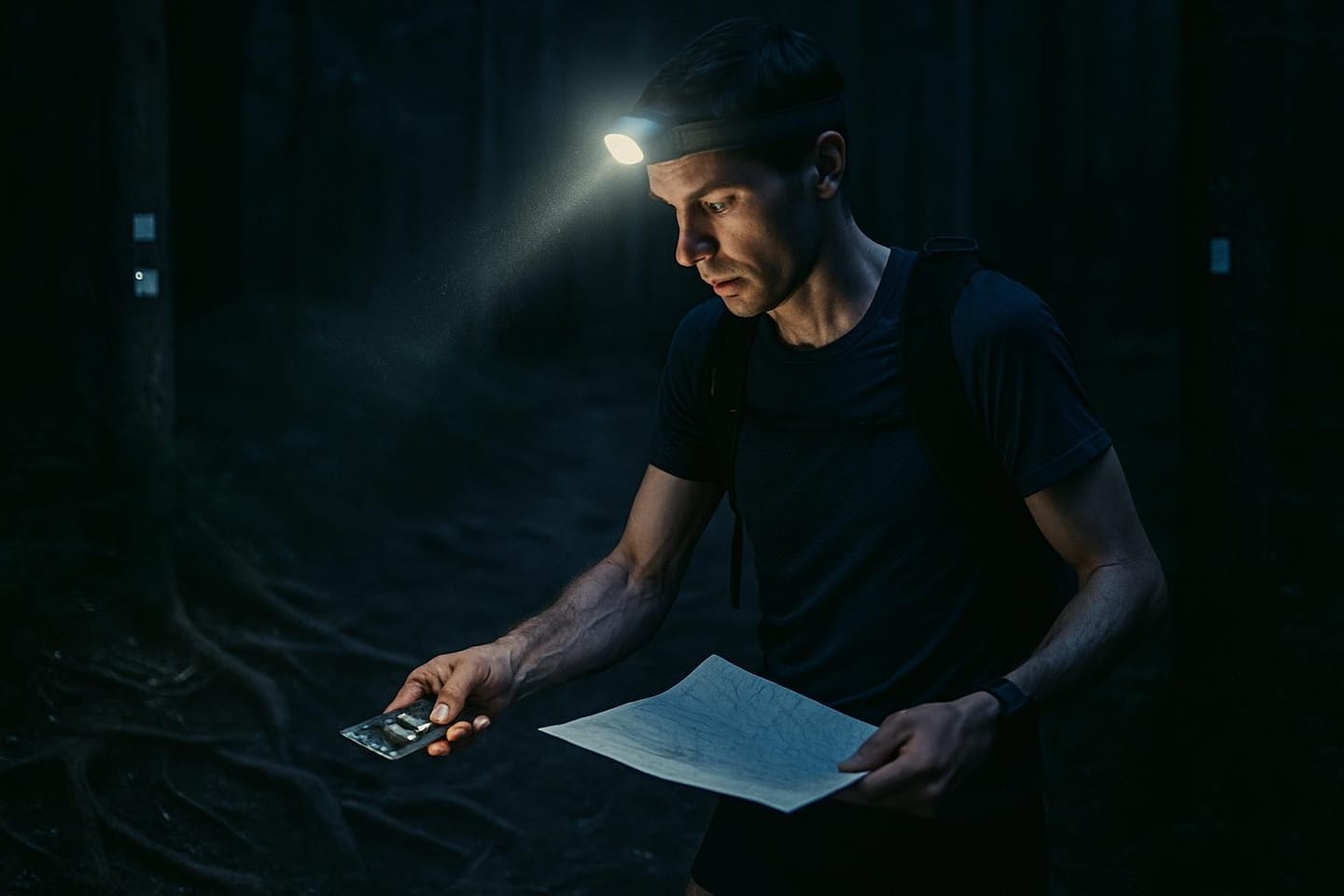 Correr de noche en trail: luz, orientación y seguridad